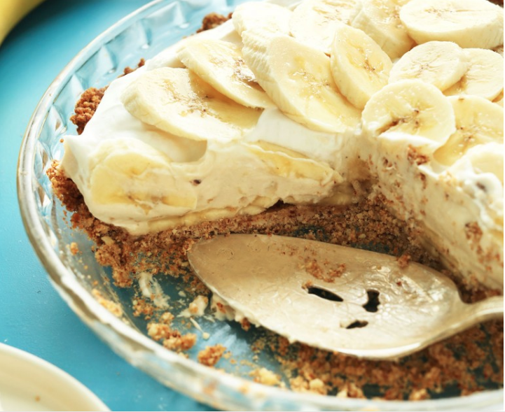 Vegan Baking Gluten Free Banana Cream Pie Recipe.
