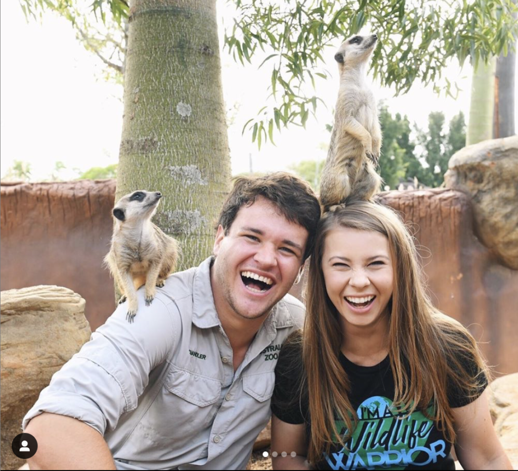 ENTITY shares work-life balance quotes from Bindi Irwin about her relationship with Chandler Powell.