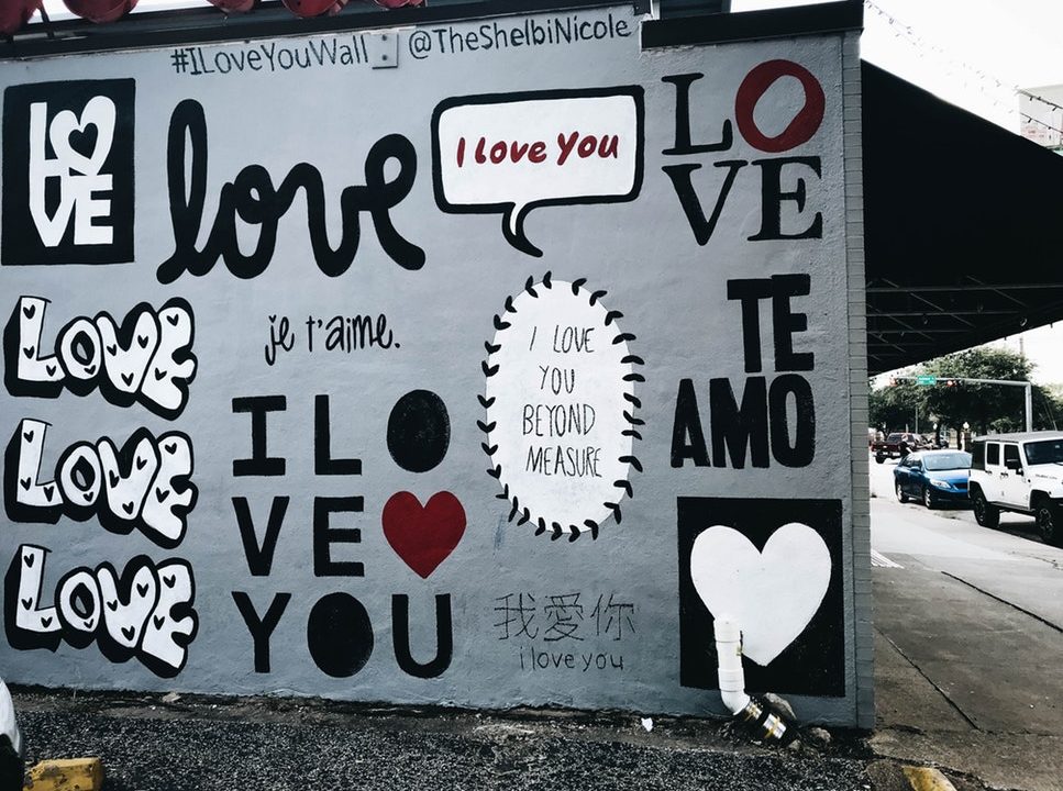 love paint wall