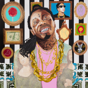 ENTITY shares female artist Ashley Longshore's portrait of Lil Wayne.