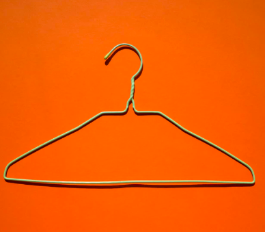Entity shares photo of clothing hanger