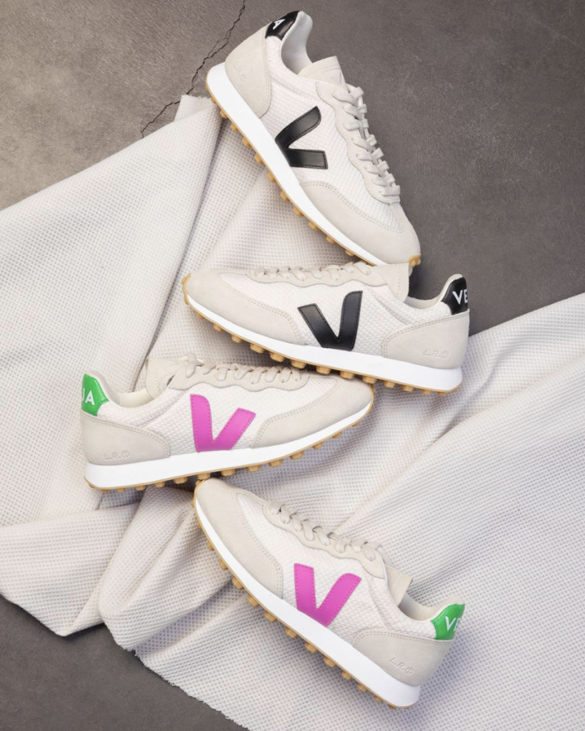 Entity shares photo of Veja sneakers