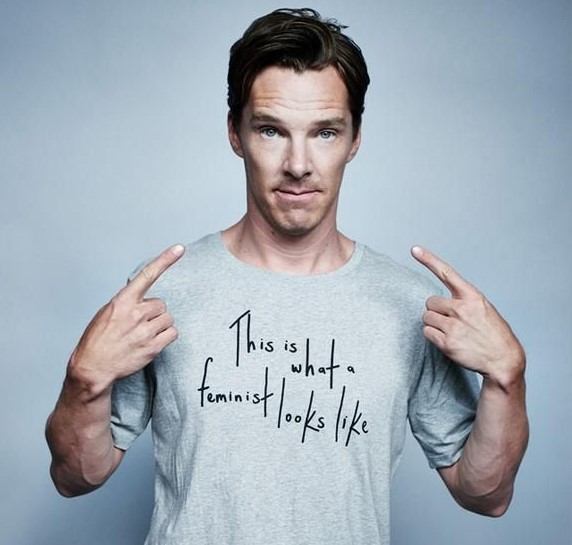 ENTITY Mag presents male celebrity feminists like Benedict Cumberbatch.