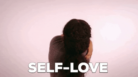 ENTITY presents a gif about self love.