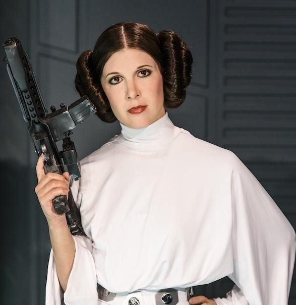 Princess Leia - an iconic Star Wars character.