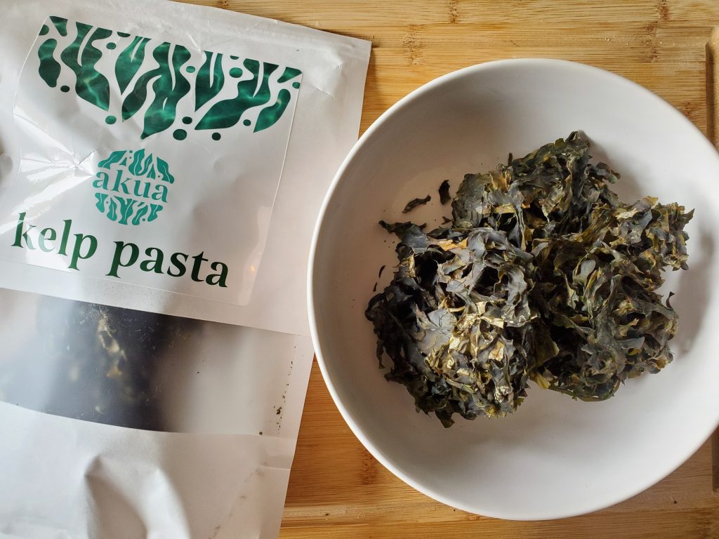 Akua not only makes jerky, but also makes kelp pasta. 