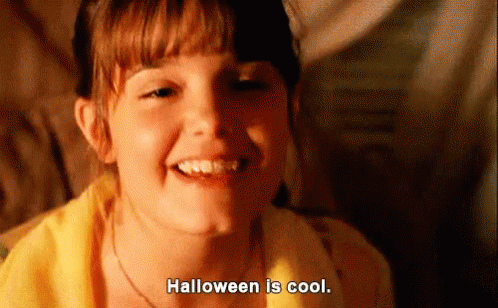 Marnie from Halloweentown saying, "Halloween is cool." 
