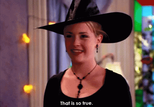 Image of Sabrina saying, "That is so true." Which Halloween Queen are you based on your zodiac sign?