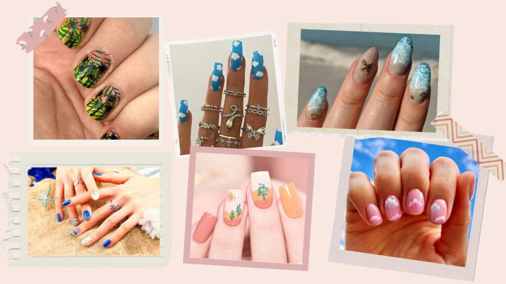 Summer nail ideas 2023 - scenery nails brought to you by ENTITY Mag